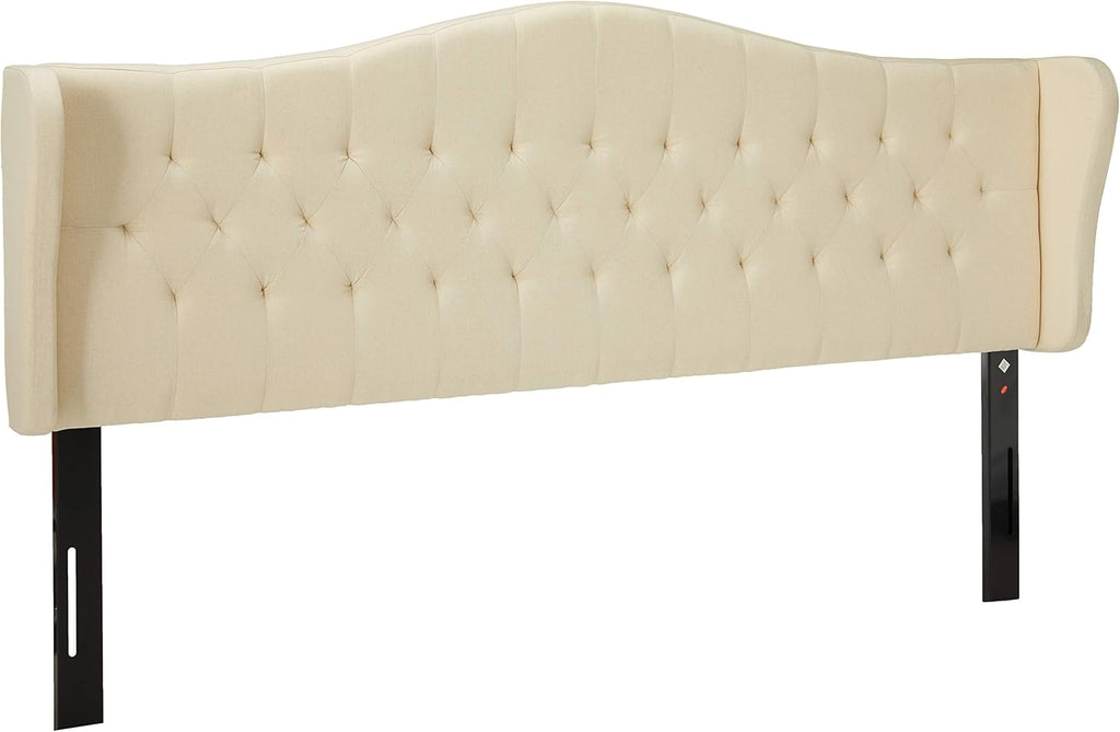 Beige Adjustable Fabric Headboard Y996