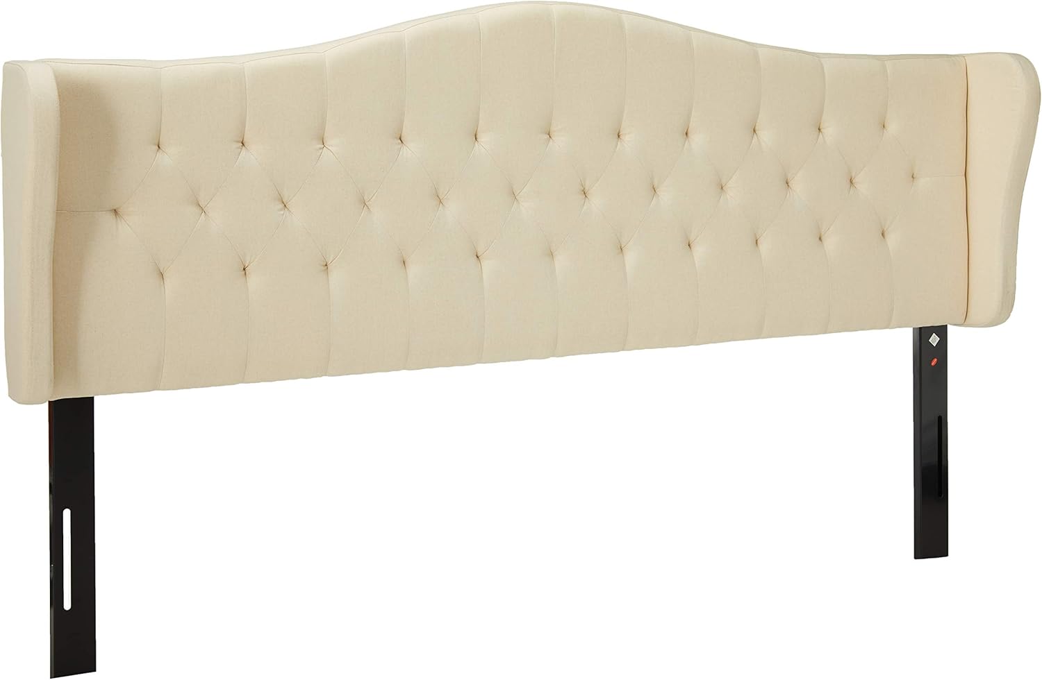 Beige Adjustable Fabric Headboard Y996