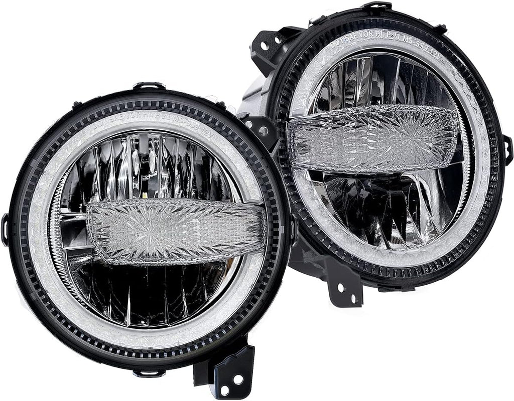 9 Inch Round LED Headlights with DRL High Low Beam I402637