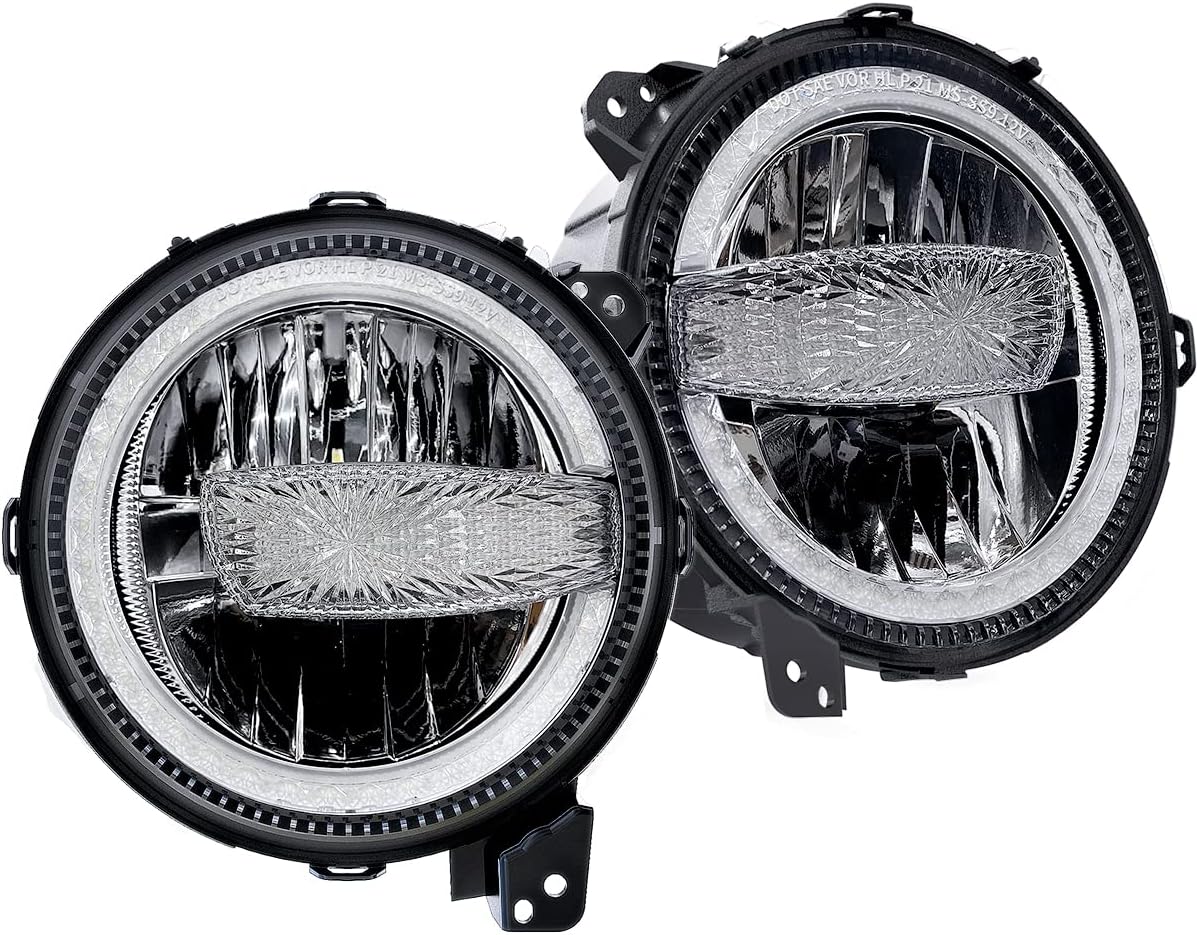 9 Inch Round LED Headlights with DRL High Low Beam I402637