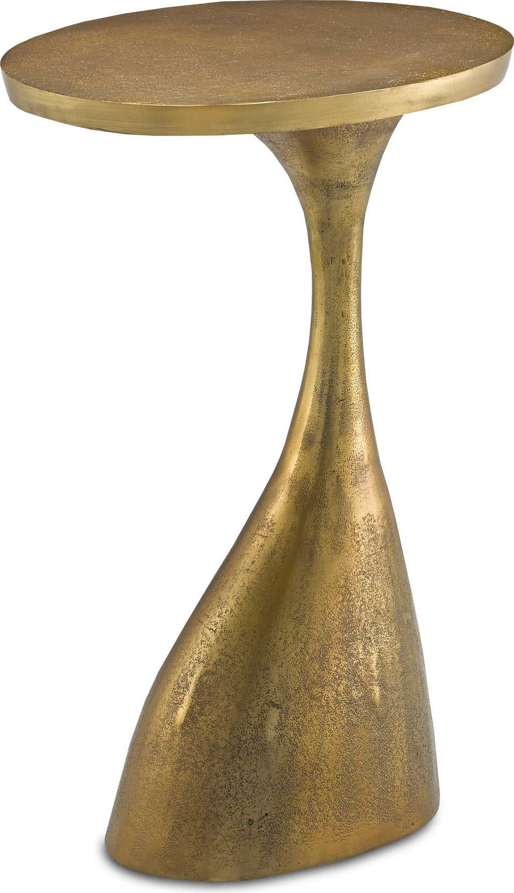 Antique Brass Accent Table T758