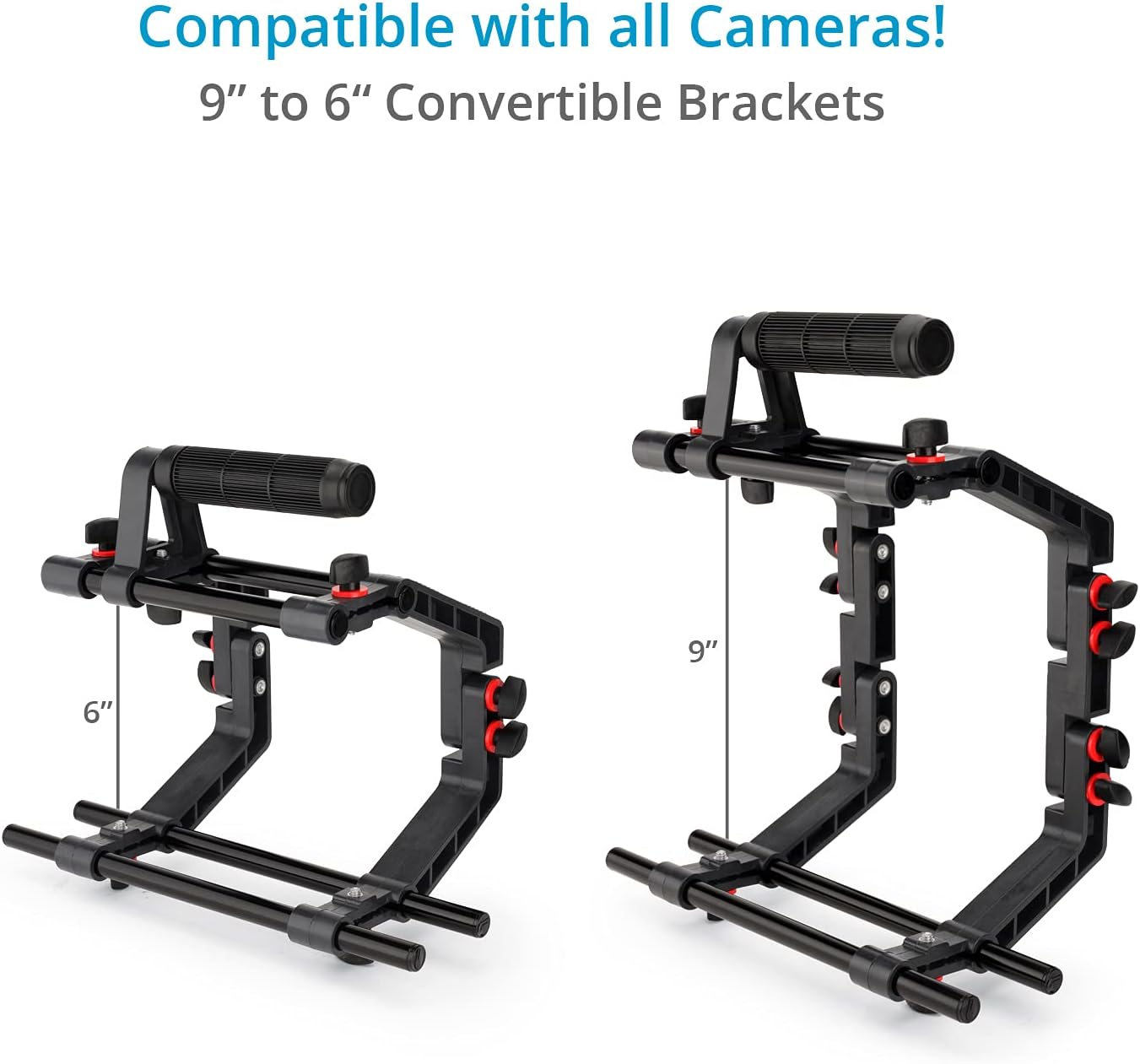 DSLR Camera Cage Shoulder Mount Rig Kit with Follow Focus & Matte Box L174