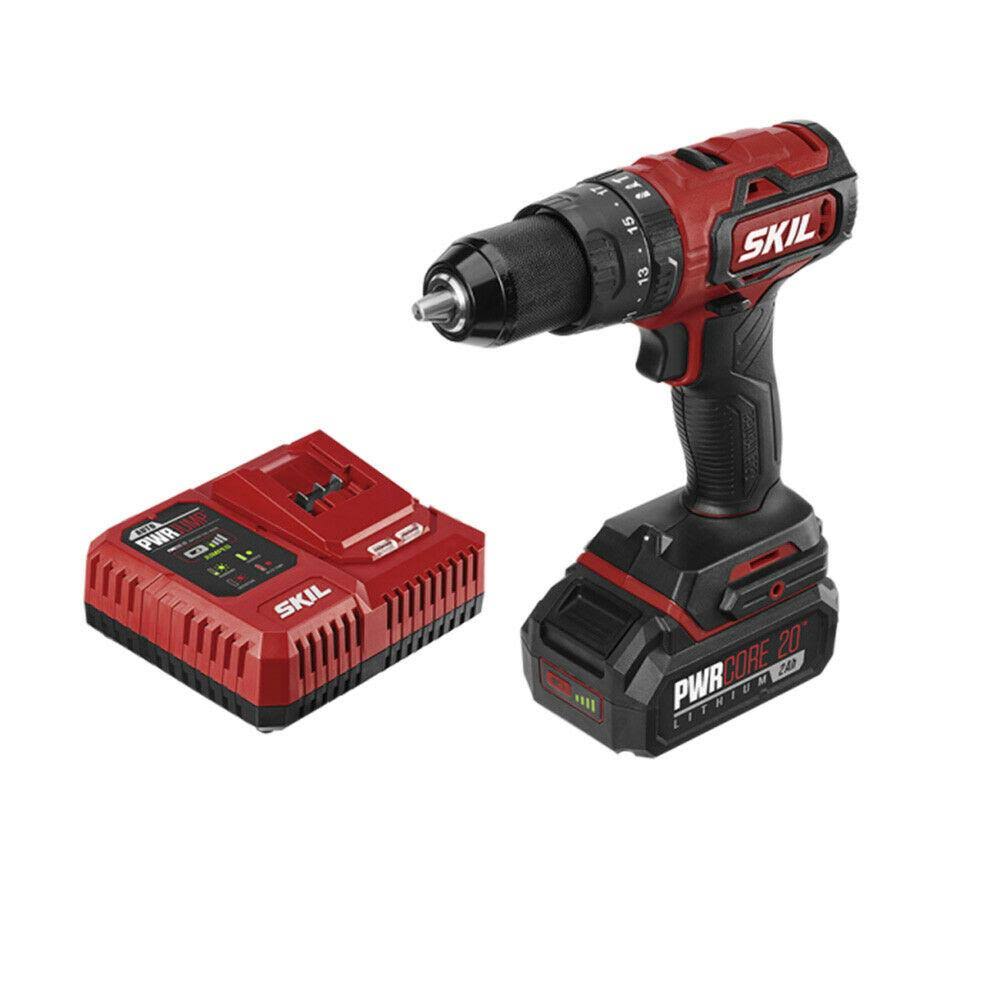 20V Brushless 1/2 inch Hammer Drill Kit Y596