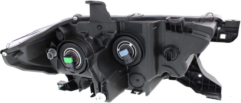 Headlight Assembly Halogen DRL Black Trim Driver Side I292354