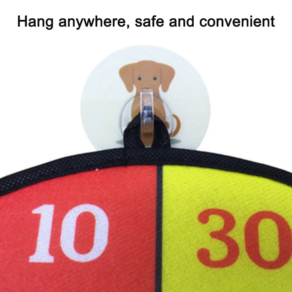Large Fabric Dartboard with 6 Sticky Balls and a Hook B63933
