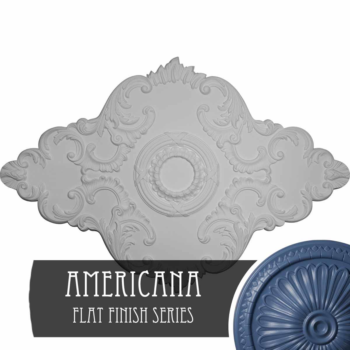 67 1/8x22W x 48 5/8x22H x 1 7/8x22P Ceiling Medallion M141096