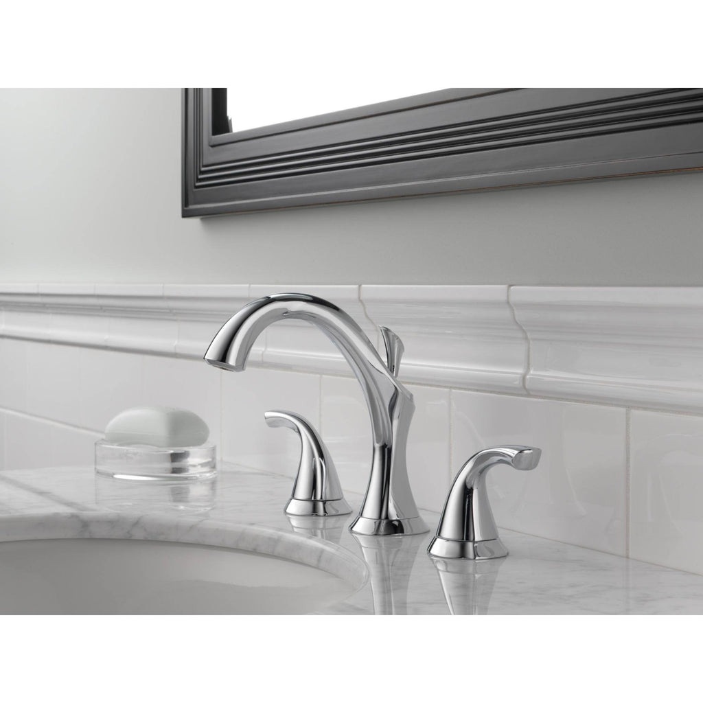 Two Handle Widespread Bathroom Faucet Stainless M68013