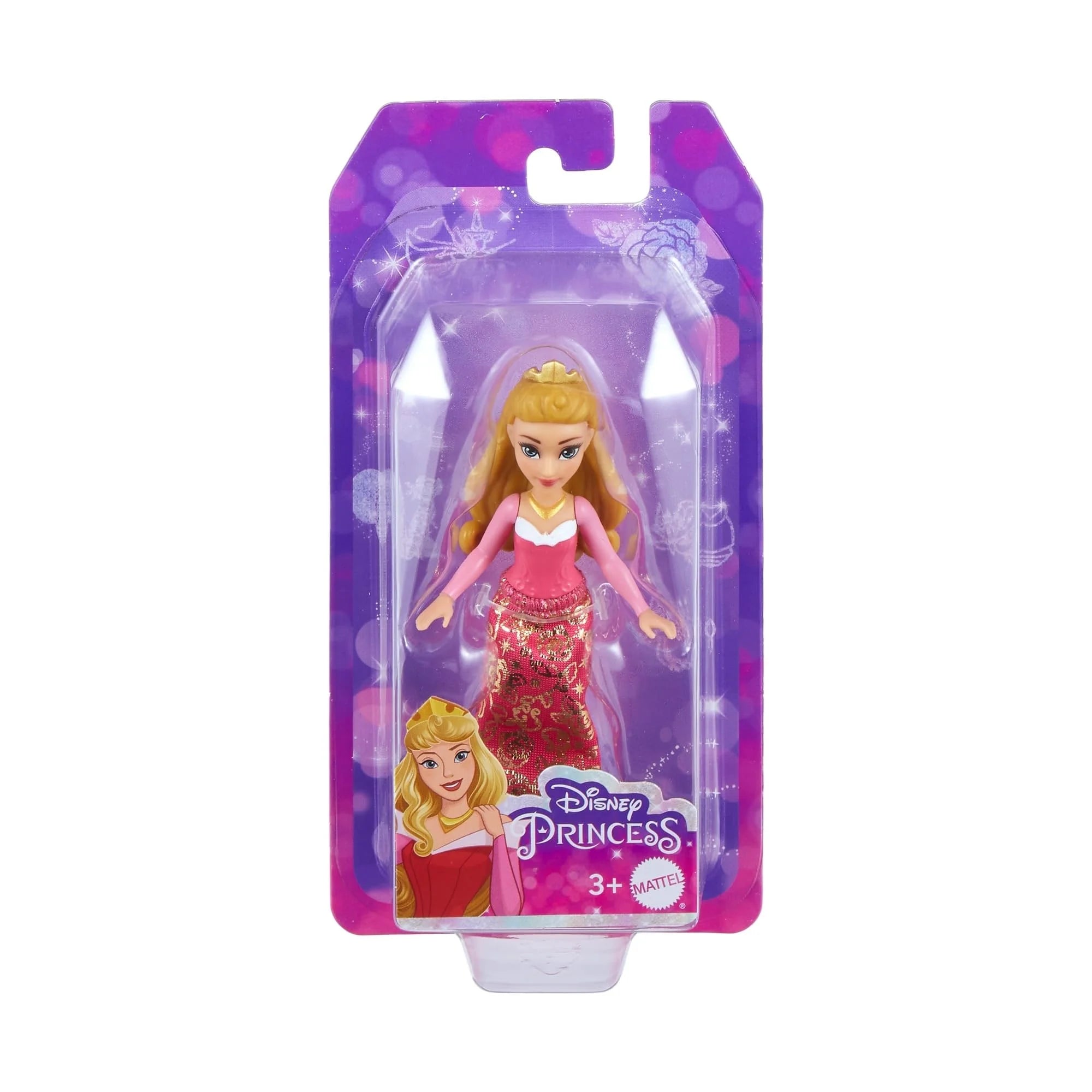 2 Disney Princess 3.5-inch Small Doll - Aurora & Mulan O96941